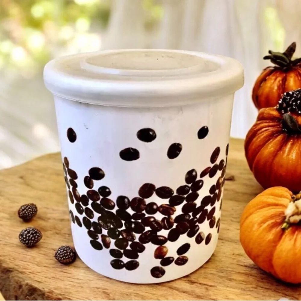 ASA TRATTORIA GERMANY Coffee Bean Canister Ceramic Container Storage With Lid